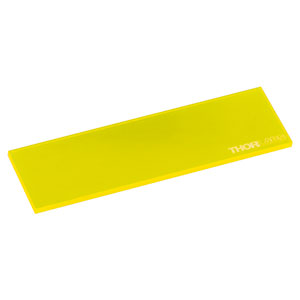 FSK3 - Fluorescent Microscope Slide, Yellow, 1.7 mm Thick