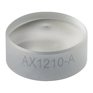 AX1210-A - 10.0°, 350 - 700 nm AR Coated UVFS, Ø1/2in (Ø12.7 mm) Axicon