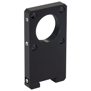 RCA9 - SM1-Threaded 30 mm Cage Plate for Dovetail Rails, 0.35in Thick, 50 mm Optical Axis Height
