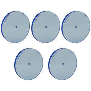 ADF6-P5 - Fluorescent Alignment Disk, Ø1.5 mm Hole, Blue, 5 Pack