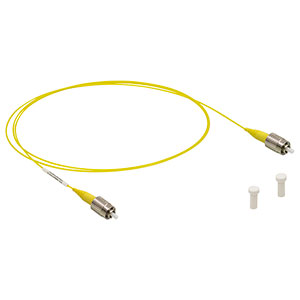 P1-460Y-FC-1 - Single Mode Patch Cable, 488 - 633 nm, FC/PC, Ø900 µm Jacket, 1 m Long