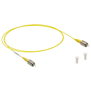 P1-1064Y-FC-1 - Single Mode Patch Cable, 980 - 1650 nm, FC/PC, Ø900 µm Jacket, 1 m Long