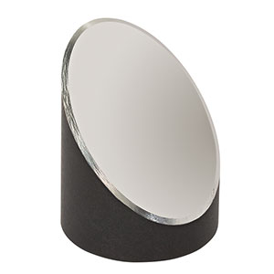 MPD139-F01 - Ø1in 90° Off-Axis Parabolic Mirror, UV-Enhanced Aluminum, RFL = 3in