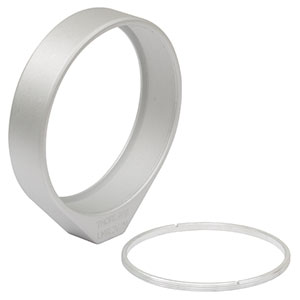 LMR2V/M - Vacuum-Compatible Lens Mount with Retaining Ring for Ø2in Optics, M4 Tap