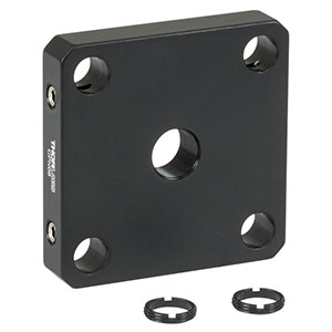 CPN08 - 30 mm Cage Plate for Ø8 mm Optic, 2 SM8RR Retaining Rings Included