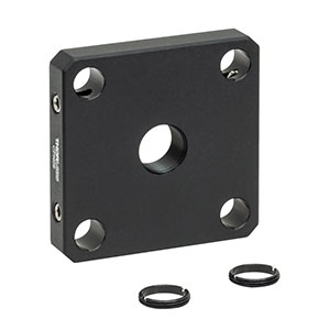 CPN09 - 30 mm Cage Plate for Ø9 mm Optic, 2 SM9RR Retaining Rings Included