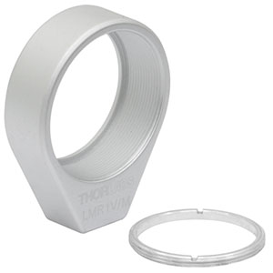 LMR1V/M - Vacuum-Compatible Lens Mount with Retaining Ring for Ø1in Optics, M4 Tap