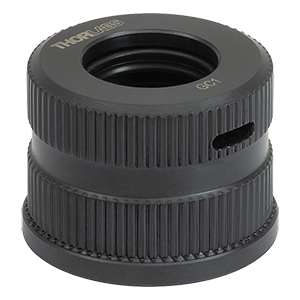 GC1 - End Cap for Ø28 mm Threaded Glass Cells, Two Viton<sup>®</sup> O-Rings Included
