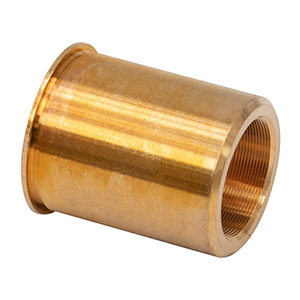 F38SSN1P - Threaded Bushing, Phosphor Bronze, 3/8in-100, 0.63in Long