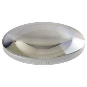 LA1386-B - N-BK7 Plano-Convex Lens, Ø1.5in, f = 75 mm, AR Coating: 650 - 1050 nm