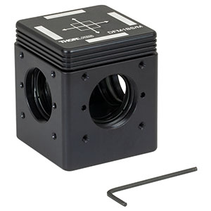 DFM1BS/M - Kinematic Beamsplitter Cage Cube, M6 Tapped Holes