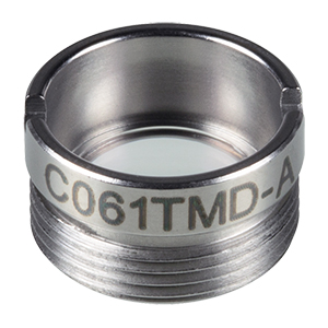 C061TMD-A - f = 11.0 mm, NA = 0.24, WD = 8.5 mm, Mounted Aspheric Lens, ARC: 350 - 700 nm