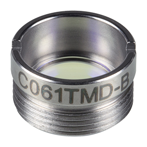 C061TMD-B - f = 11.0 mm, NA = 0.24, WD = 8.5 mm, Mounted Aspheric Lens, ARC: 600 - 1050 nm