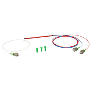 RB41AP - 488 nm / 640 nm Polarization-Maintaining Wavelength Combiners/Splitter, FC/APC Connectors