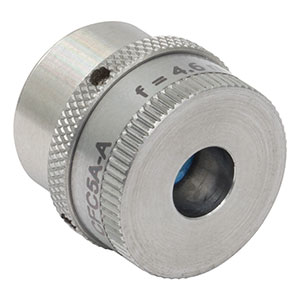 CFC5A-A - Adjustable Fiber Collimator, FC/APC, f = 4.6 mm, 350 - 700 nm AR Coating
