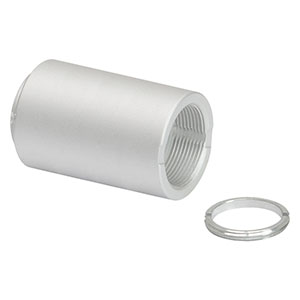SM05L10V - Vacuum-Compatible SM05 Lens Tube, 1.00in Thread Depth, One Retaining Ring Included
