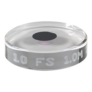 XM12R8 - Ø8 mm Concave Supermirror on Ø1in UVFS Substrate, 200 000 Finesse, 1550 nm