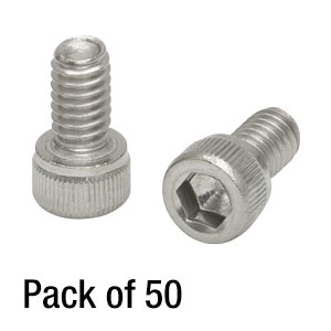 SH8S031 - 8-32 Stainless Steel Cap Screws, 5/16in Long, 50 Pack