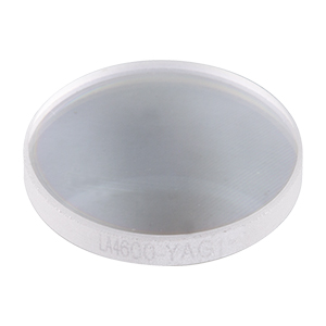 LA4600-YAG - f = 100 mm, Ø1/2in UVFS Plano-Convex Lens, 532/1064 nm V-Coat