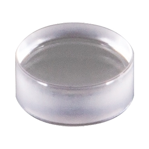 354430 - f= 5.0 mm, NA = 0.15, WD = 4.4 mm, DW = 1550 nm, Unmounted Aspheric Lens, Uncoated