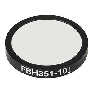 FBH351-10 - Bandpass Filter, Ø25 mm, CWL = 351 nm, FWHM = 10 nm
