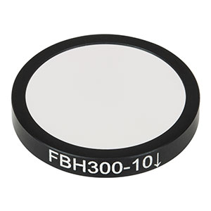 FBH300-10 - Hard-Coated Bandpass Filter, Ø25 mm, CWL = 300 nm, FWHM = 10 nm