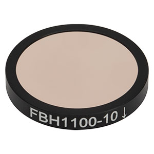 FBH1100-10 - Bandpass Filter, Ø25 mm, CWL = 1100 nm, FWHM = 10 nm