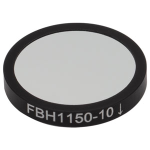 FBH1150-10 - Hard-Coated Bandpass Filter, Ø25 mm, CWL = 1150 nm, FWHM = 10 nm