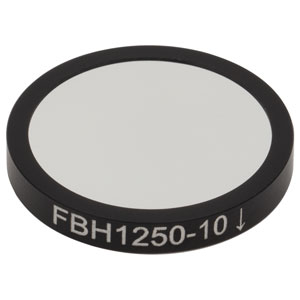 FBH1250-10 - Hard-Coated Bandpass Filter, Ø25 mm, CWL = 1250 nm, FWHM = 10 nm