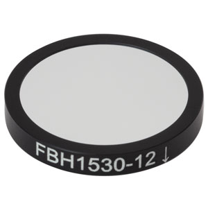 FBH1530-12 - Hard-Coated Bandpass Filter, Ø25 mm, CWL = 1530 nm, FWHM = 12 nm