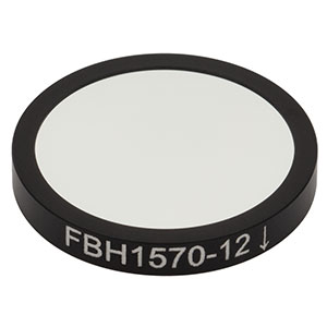FBH1570-12 - Bandpass Filter, Ø25 mm, CWL = 1570 nm, FWHM = 12 nm