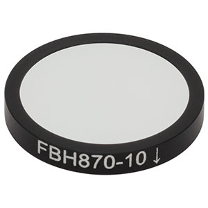 FBH870-10 - Bandpass Filter, Ø25 mm, CWL = 870 nm, FWHM = 10 nm