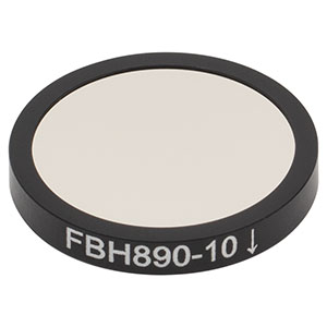 FBH890-10 - Bandpass Filter, Ø25 mm, CWL = 890 nm, FWHM = 10 nm