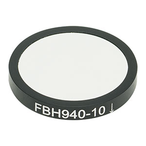 FBH940-10 - Bandpass Filter, Ø25 mm, CWL = 940 nm, FWHM = 10 nm