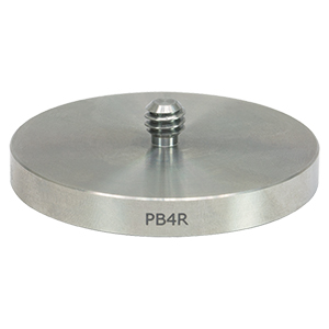 PB4R - Ø1.85in Magnetic Studded Pedestal Base Adapter, 1/4in-20 Thread