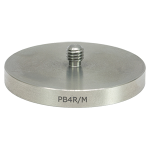 PB4R/M - Ø1.85in Magnetic Studded Pedestal Base Adapter, M6 x 1.0 Thread