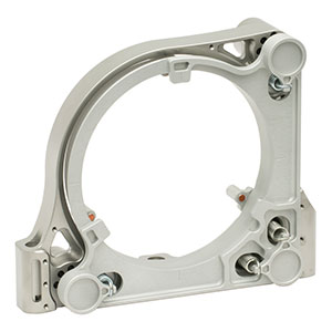 POLARIS-K6F4 - Polaris<sup>®</sup> Low-Distortion Ruggedized Ø6in Mirror Mount, 2 Hex Adjusters with Side Holes