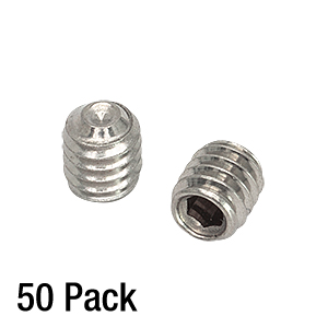 SS8S019 - 8-32 Stainless Steel Setscrew, 3/16in Long, 50 Pack