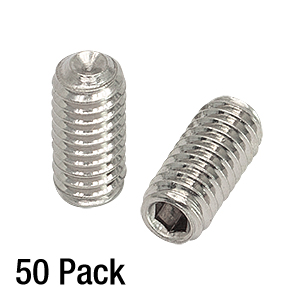 SS8S038 - 8-32 Stainless Steel Setscrew, 3/8in Long, 50 Pack