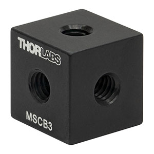 MSCB3 - 1/2in Construction Cube with 8-32 Tapped Holes