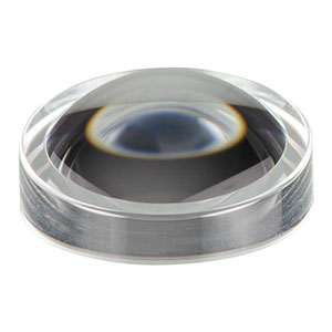 357775 - f = 4.0 mm, NA = 0.60, WD = 1.9 mm, DW = 408 nm, Unmounted Aspheric Lens, Uncoated