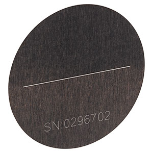 S30ULK - Ø1/2in Unmounted Slit, 30 ± 2 µm Wide, 10 mm Long