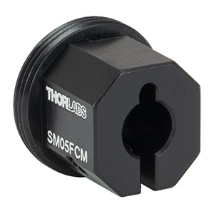 SM05FCM - Ø2.5 mm Ferrule Adapter Plate with External SM05 (0.535in-40) Threads