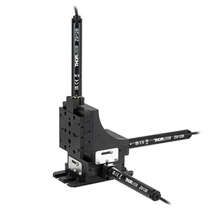 MT3-Z9 - 12 mm (0.47in) Three-Axis Motorized Translation Stage, 1/4in-20 Taps