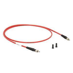 M156L01 - Ø1000 μm, 0.22 NA, SMA-SMA Fiber Patch Cable, Low OH, 1 m Long