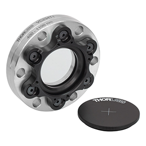 VC234T1 - Ø2.75in CF Flange, Ø1.5in UVFS Window, Textured AR Coating: 400 - 1100 nm