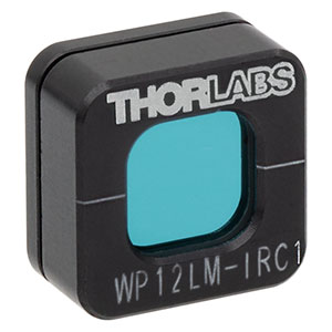 WP12LM-IRC1 - 12.5 mm x 12.5 mm Mounted Wire Grid Polarizer, 8 - 12 μm