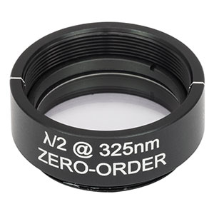 WPH10M-325 - Ø1in Zero-Order Half-Wave Plate, SM1-Threaded Mount, 325 nm
