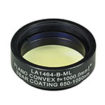 Ø1" Mounted N-BK7 Plano-Convex Lenses (AR Coating: 650 - 1050 nm)