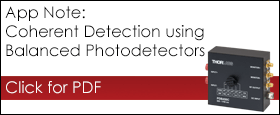 Coherent Detection using Balanced Photodetectors